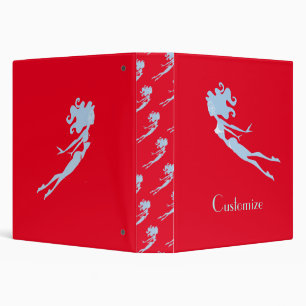 Blue Mermaid Swimmer Thunder_Cove  Binder