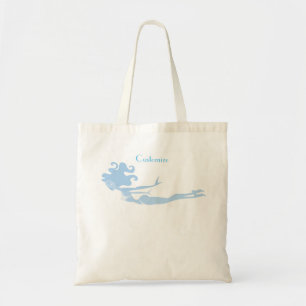 Blue Mermaid Swimmer Thunder_Cove   Tote Bag