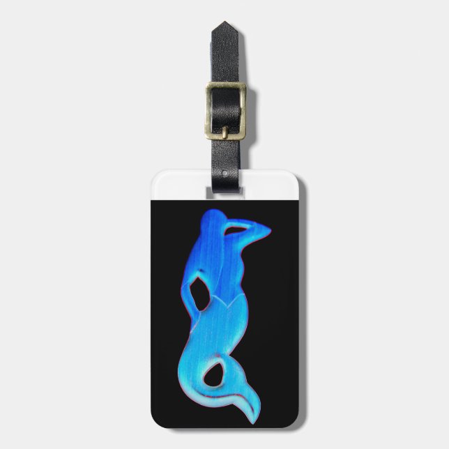 blue mermaid tag (Front Vertical)