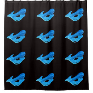blue mermaids swimming pattern