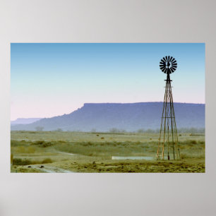 Blue Mesas Majesty Poster