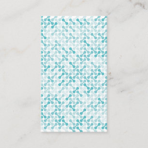 Blue metaball pattern discount card