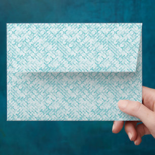 Blue metaball pattern envelope