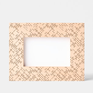 Blue metaball pattern etched frames