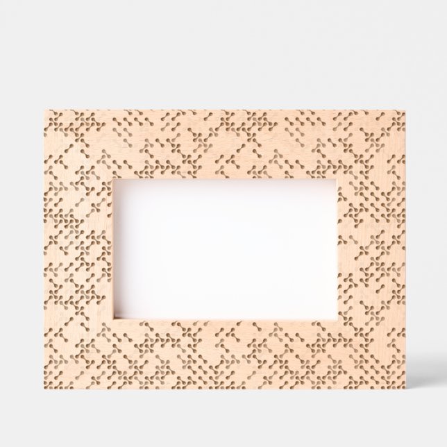 Blue metaball pattern etched frames (Front)