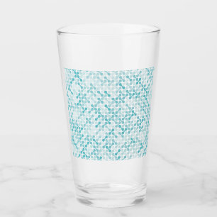 Blue metaball pattern glass