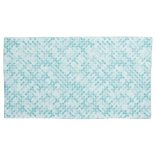 Blue metaball pattern pillowcase