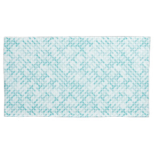 Blue metaball pattern pillowcase