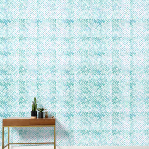 Blue metaball pattern wallpaper