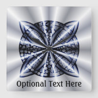 Blue Metallic Celtic Knot Original Art