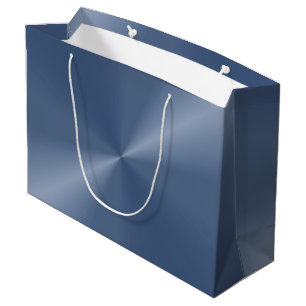 Blue Metallic Gift Bag