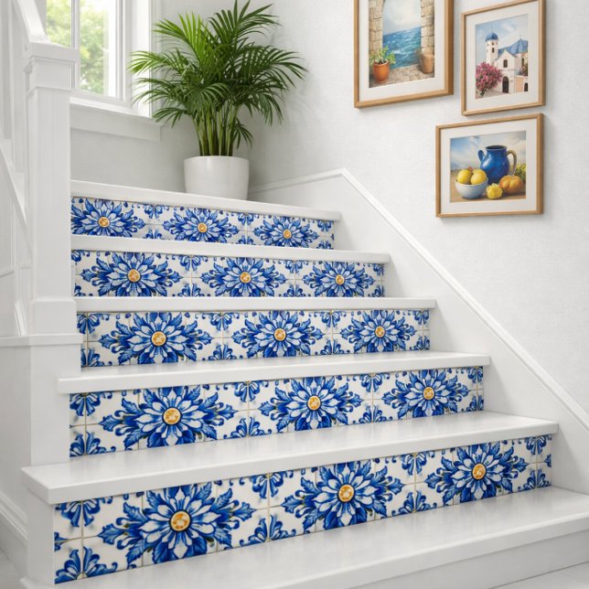 Blue Mexican Seamless Backsplash  Tile (Creator Uploaded)