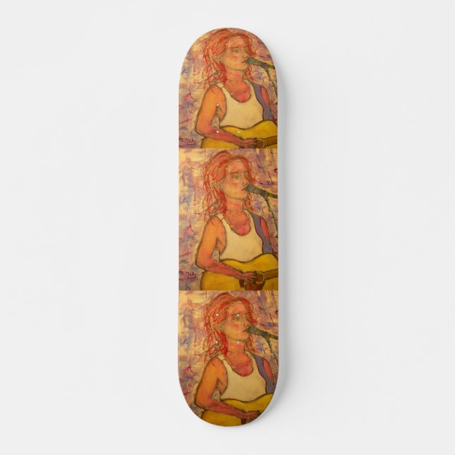 blue microphone songstress skateboard (Front)
