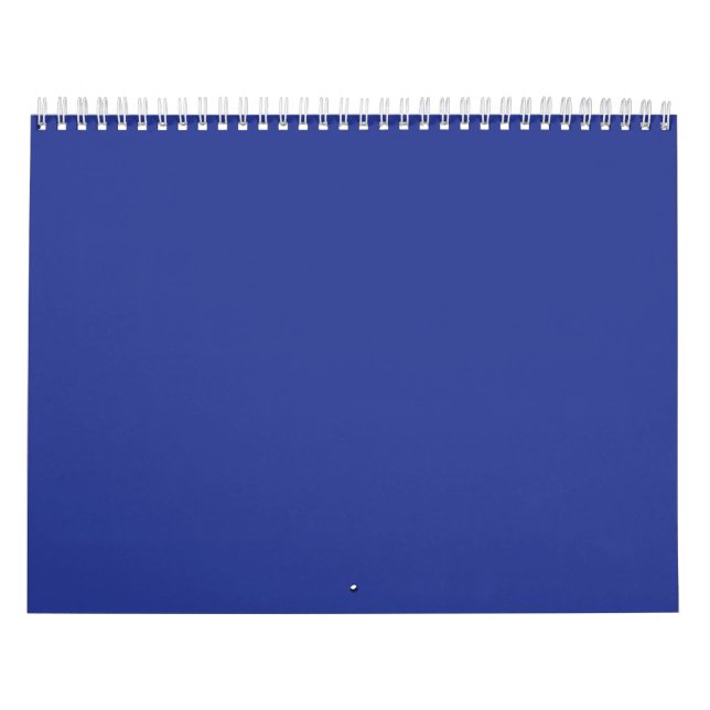 Blue Minimalist Calendar Wall Planner Monthly Desk (Cover)