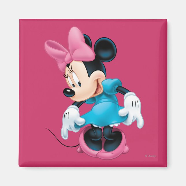 Blue Minnie | Curtseying Magnet (Front)