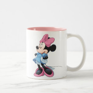 Blue Minnie   Hands on Hips Two-Tone Coffee Mug
