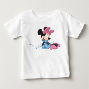 Blue Minnie   Sitting Baby T-Shirt