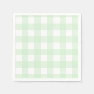 Blue Mint GIngham Baffalo Check Napkin