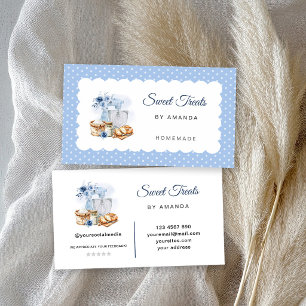 Blue Mixer Artisan Bakery Homemade Business Card