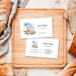 Blue Mixer Artisan Bakery Homemade Business Card