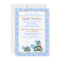 Blue Mod Turtles (Dot) Boy Baby Shower Invitation