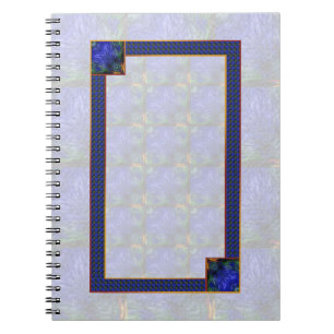 Blue Modern Abstract Notebook