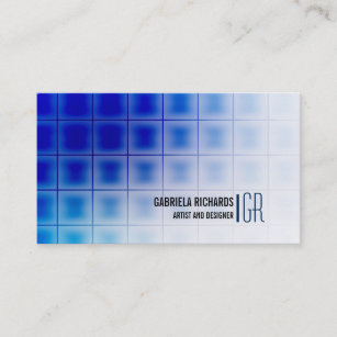 Blue Modern and Professional Services Business Card