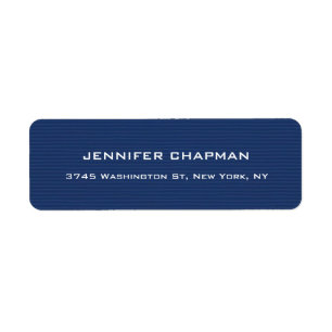 Blue Modern Plain Elegant Professional
