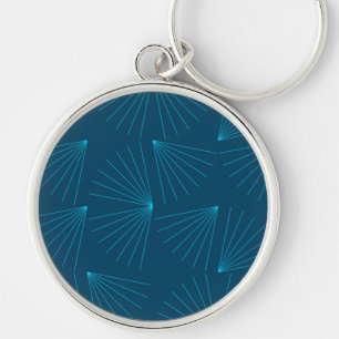 Blue, modern, simple light celebration concept keychain