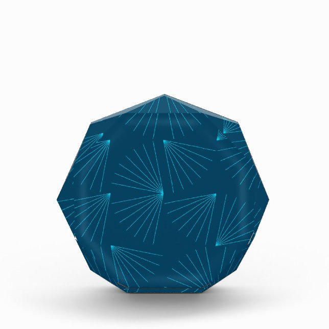 Blue, modern, simple light celebration concept photo block (Front)