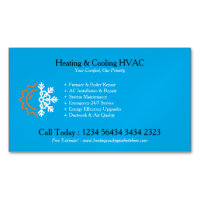 Blue Modern White Heating & Cooling