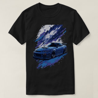 Blue Modified Skyline in a splash of Paint, Cool G T-Shirt