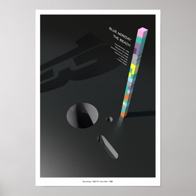 Blue Monday Inspired Poster (Front)