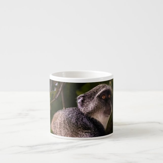 Blue monkey, Zanzibar Espresso Cup (Front)