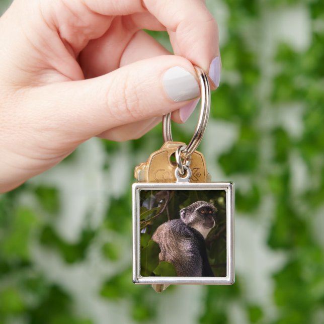 Blue monkey, Zanzibar Keychain (Hand)