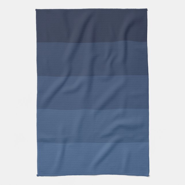 Blue Monochromatic Kitchen Towel (Vertical)