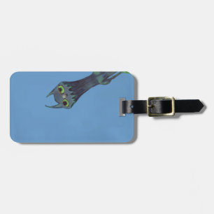 Blue Monster Customizable Luggage Tag