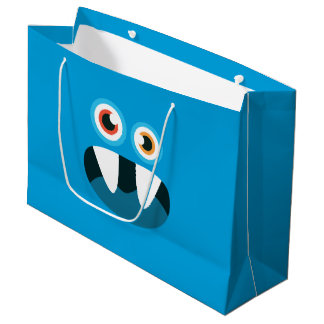 Blue Monster Large Gift Bag