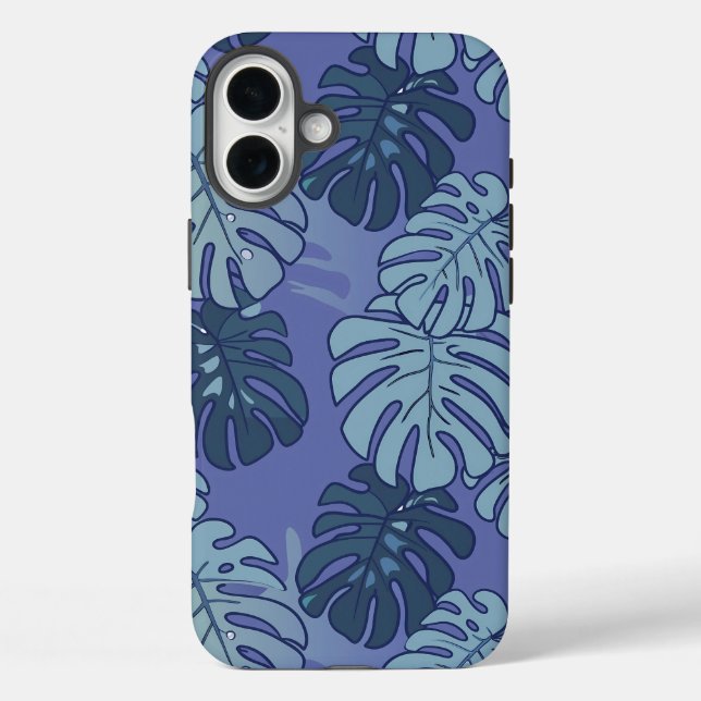 Blue Monsteras  Case-Mate iPhone Case (Back)