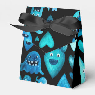 Blue monsters favor box