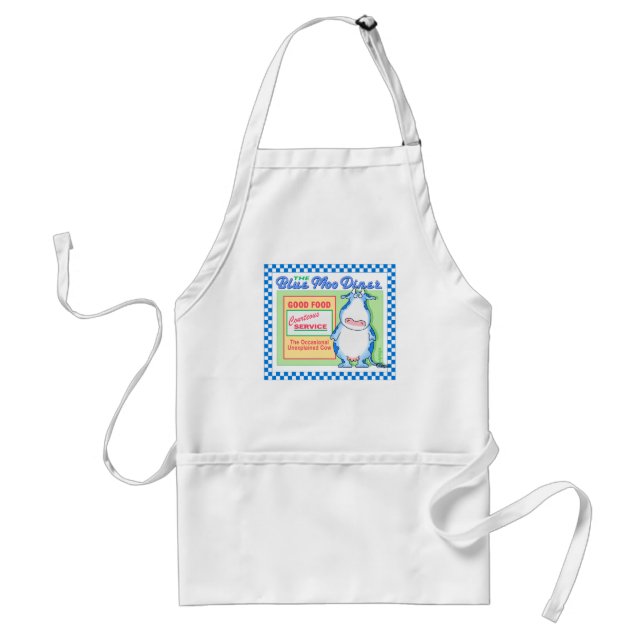 BLUE MOO DINER by Boynton Standard Apron (Front)
