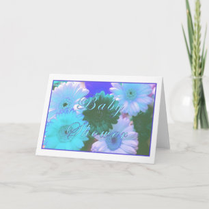 Blue Moon Baby Shower Greeting Card