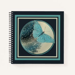 Blue Moon Butterfly Notebook