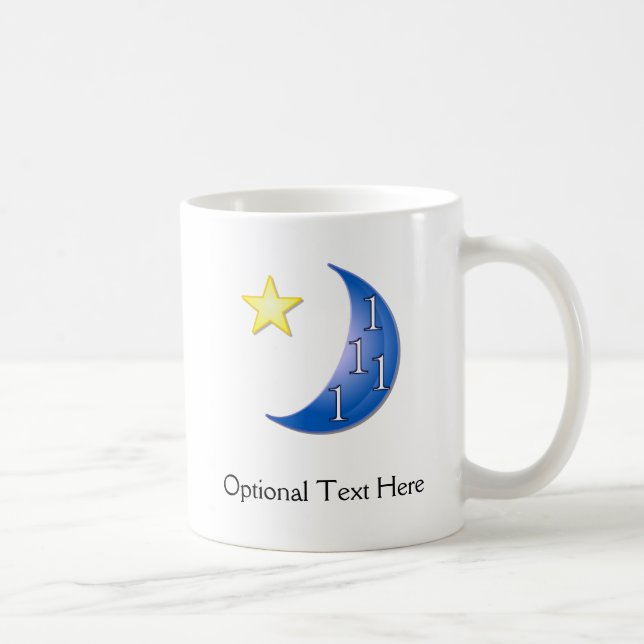 Blue Moon Customizable Coffee Mug (Right)