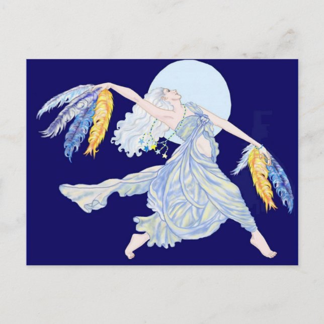 Blue Moon Dancer Postcard (Front)