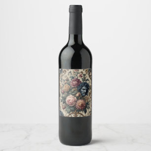 Blue Moon Grimoire – Gothic Victorian Wine Label