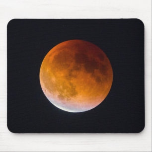 Blue Moon Lunar Eclipse Washington State Mouse Pad
