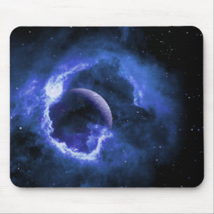 Blue Moon Mouse Pad