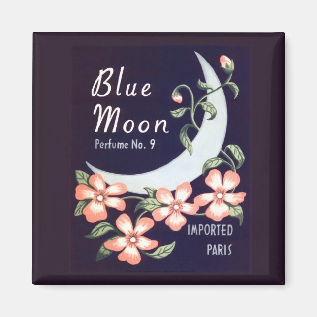 Blue Moon No. 9 Parisian Parfum Vintage Magnet (Front)