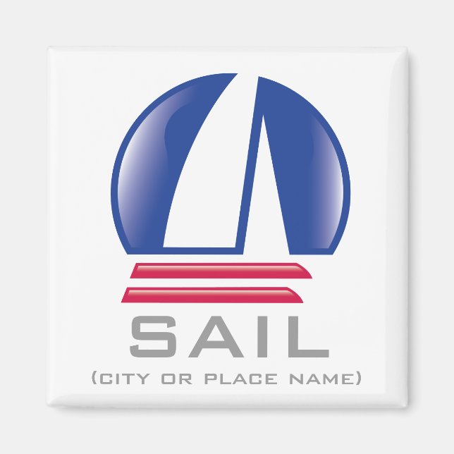 Blue Moon_Pontoon Racing_SAIL Template Magnet (Front)